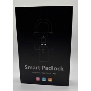 Rechargeable Smart Fingerprint Door Lock Keyless Padlock Anti-theft Security